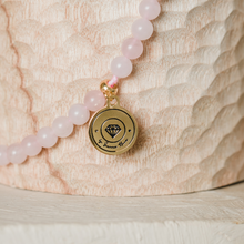 Load image into Gallery viewer, Rose quartz ٩٩ Tasbih (6mm)