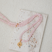 Load image into Gallery viewer, Rose quartz ٩٩ Tasbih (6mm)
