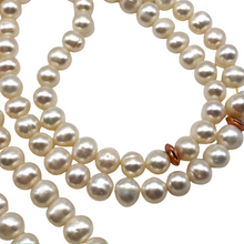 Load image into Gallery viewer, White Freshwater Pearl ٩٩ Tasbih (6mm)