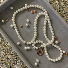 Load image into Gallery viewer, White Freshwater Pearl ٩٩ Tasbih (6mm)
