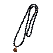 Load image into Gallery viewer, Matte Black Onyx ٩٩ Tasbih (6mm)