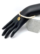 Load image into Gallery viewer, White Freshwater Pearl Tasbih Bracelet - Medium