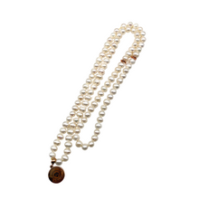 Load image into Gallery viewer, White Freshwater Pearl ٩٩ Tasbih (6mm)