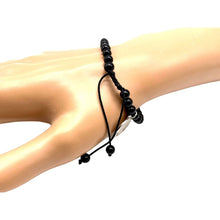 Load image into Gallery viewer, Black Tourmaline Tasbih Bracelet - One Size