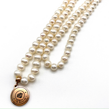 Load image into Gallery viewer, White Freshwater Pearl ٩٩ Tasbih (6mm)