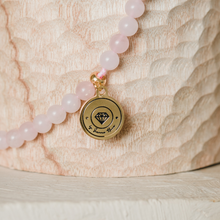 Load image into Gallery viewer, Rose quartz ٩٩ Tasbih (6mm)
