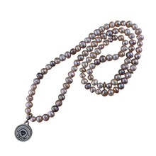 Load image into Gallery viewer, Purple Freshwater Pearl ٩٩ Tasbih (5mm)
