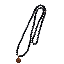 Load image into Gallery viewer, Matte Black Onyx ٩٩ Tasbih (6mm)
